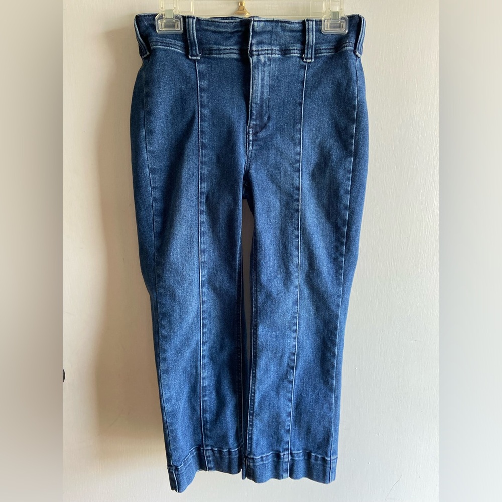 Pilcro Dark Blue Straight Leg Women's Jeans